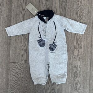 Giorgio Armani Light Gray Kids One Piece